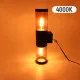 Zidna lampa crna Max.25W IP54 2xE27 baštenska M915 C