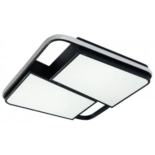 LED plafonjera crna 48-96-48W 175~240V 3CCT 3000/4000/6500K 480x480x60mm SMD (CCT ON-OFF) M205490