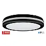 LED plafonjera crna 30W 175~250V 3CCT DIP switch 3000/4000/6500K IP65 300x55mm SMD 3Y M205703-C