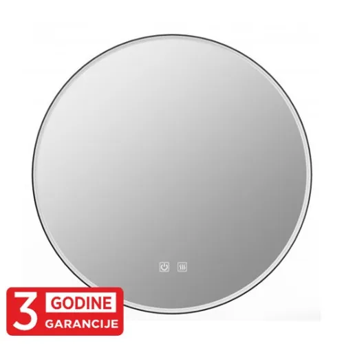 Ogledalo crno 800x25mm Touch CCT 3000~6500K IP44 sa pozadinskim LED osvetljenjem 20W 3Y M209495 Mitea Lighting