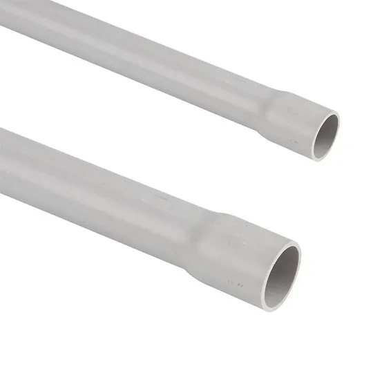 Kruta kablovska cev sa proširenjem siva 20mm 3m 320N IP67 ME-PVC