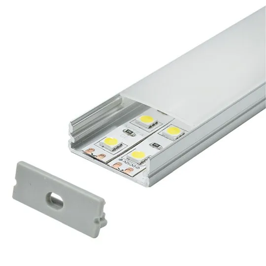 Aluminijumski profil za LED trake 10x30x2000mm sa difuzorom 2m MA619