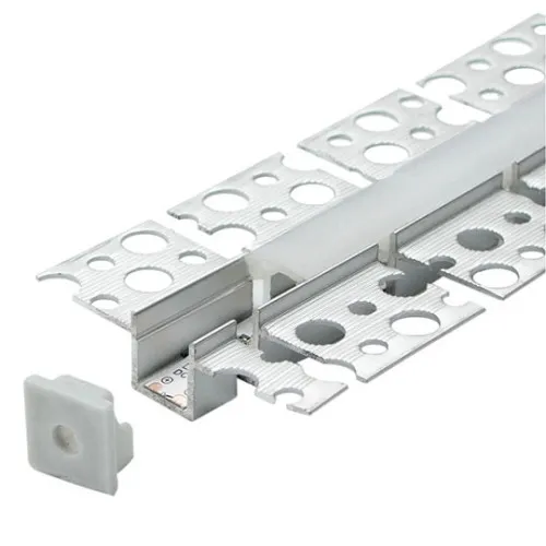 Aluminijumski profil za LED trake FLEX perforirani 13x53x2000mm sa difuzorom 2m MA5313