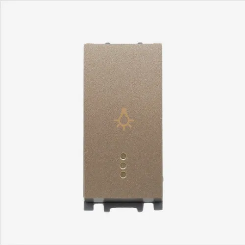 Prekidač zlatni 1M INDIKATORSKI za SVETLO sa indikatorom 16A WT8(WVTT10021DR)04 EU2 Thea Modular Panasonic