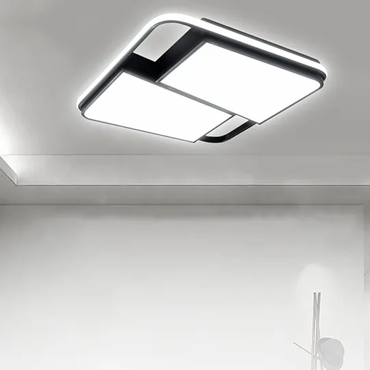 LED plafonjera crna 48-96-48W 175~240V 3CCT 3000/4000/6500K 480x480x60mm SMD (CCT ON-OFF) M205490