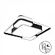LED plafonjera crna 36-72-36W 175~240V 3CCT 3000/4000/6500K 420x420x60mm SMD (CCT ON-OFF) M205491