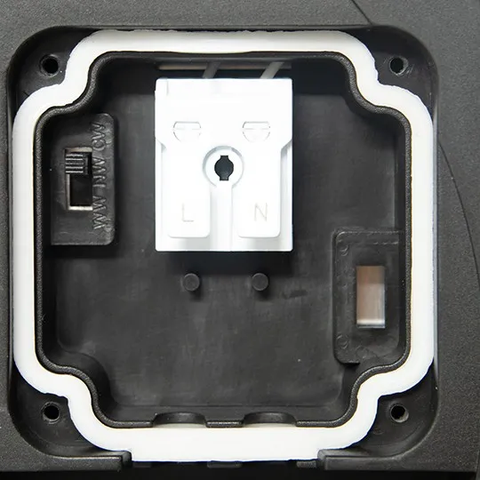 LED plafonjera crna 30W 175~250V 3CCT DIP switch 3000/4000/6500K IP65 300x55mm SMD 3Y M205703-C