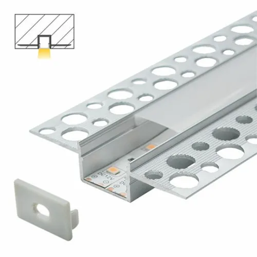 Aluminijumski profil za LED trake 13x59x2000mm sa difuzorom 2m MA1913 Mitea Lighting