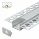 Aluminijumski profil za LED trake 13x59x2000mm sa difuzorom 2m MA1913