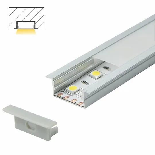 Aluminijumski profil za LED trake 10x28x2000mm sa difuzorom 2m MA2010 Mitea Lighting