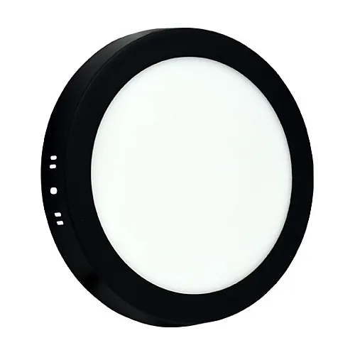Nadgradni okrugli led panel crni 18W 4000K M18NO-BK