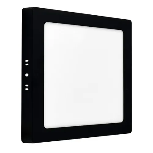 Nadgradni kvadratni led panel crni 18W 4000K M18NK-BK