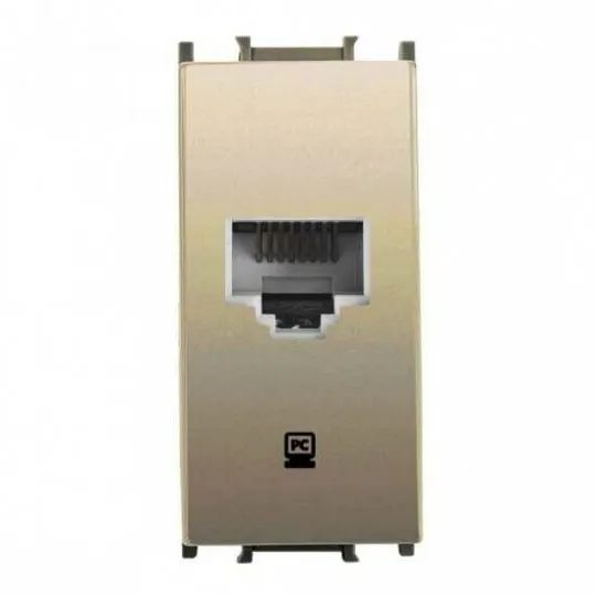 CAT6e kompj. priključnica zlatna WVTT1405-4DR EU2 Thea Modular 1M Panasonic