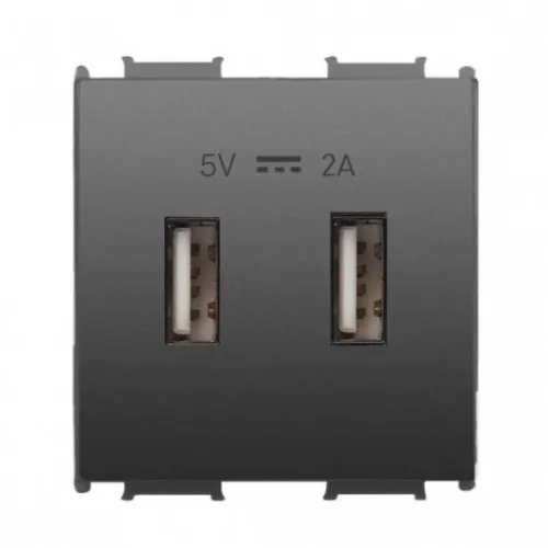 USB punjač tamno sivi 5V 2A WVTT2231-4DG EU2 Thea Modular 2M Panasonic