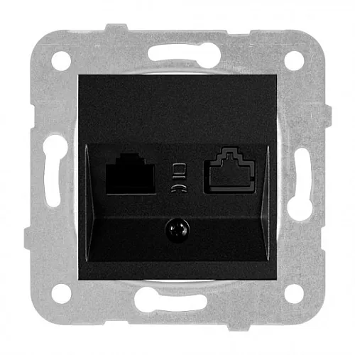 KPC kompj. 1M priklj. WKTT0405-2BL EU4 CAT6, crna, Karre Plus Panasonic