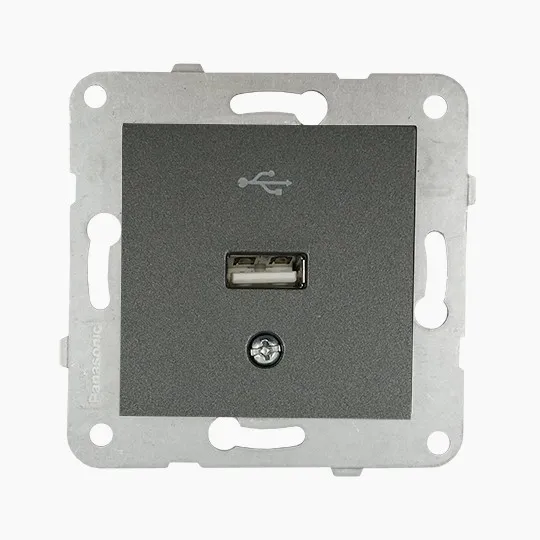 KPC USB 1M konektor WKTT0419-2DG EU4, tamno sivi, Karre Plus Panasonic