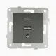 KPC USB 1M konektor WKTT0419-2DG EU4, tamno sivi, Karre Plus Panasonic