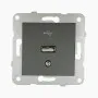 KPC USB 1M konektor WKTT0419-2DG EU4, tamno sivi, Karre Plus Panasonic