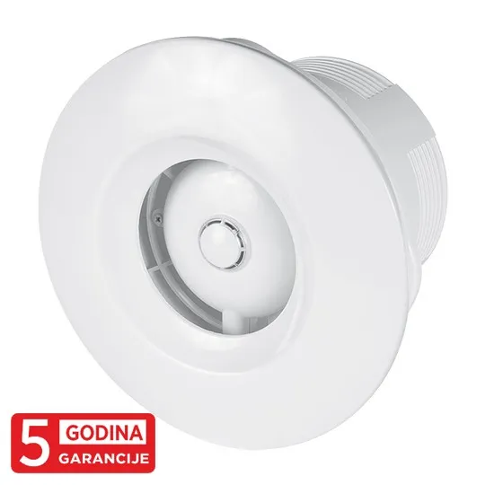 Ventilator beli plafonski kupatilski aspirator- sa tajmerom i senzorom vlage ORBIT WXO100H FI100 Awenta