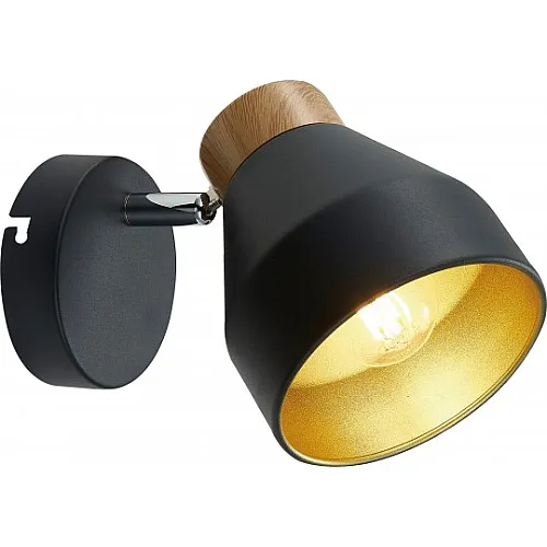Spot lampa crno-zlatna 40W 1xE14 M162110