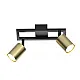 Spot lampa crno-zlatna Max.35W 2xGU10 M190420