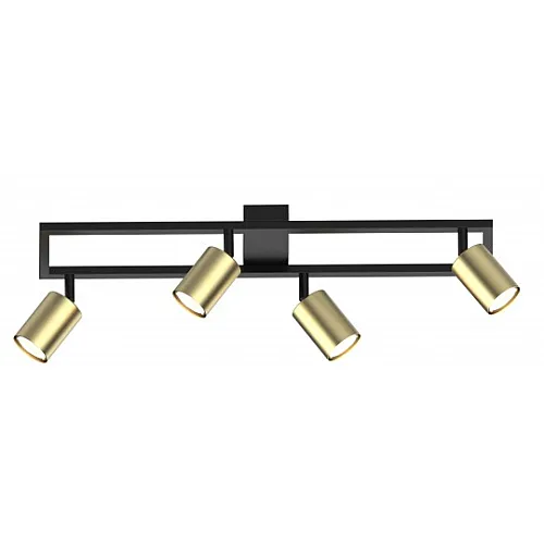 Spot lampa crno-zlatna Max.35W 4xGU10 M190440