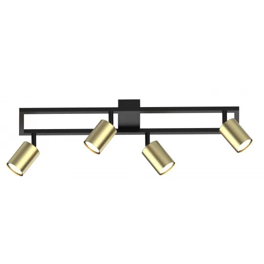 Spot lampa crno-zlatna Max.35W 4xGU10 M190440