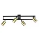 Spot lampa crno-zlatna Max.35W 4xGU10 M190440