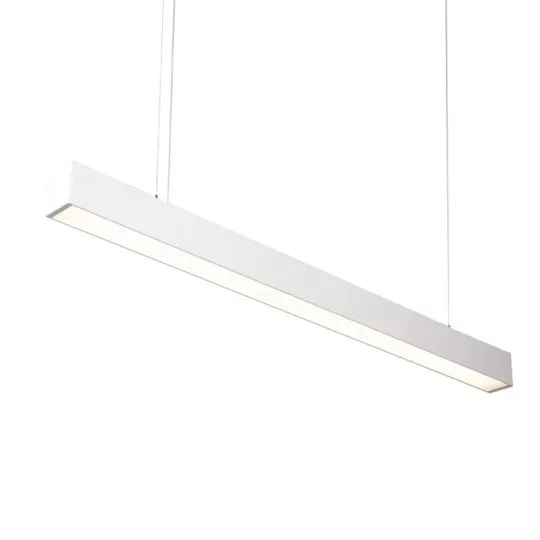 Visilica bela 24W 220~240V 6500K L1200 x W50 x H60mm LED linearna svetiljka (ili nadgradna) 2200lm M109051-W
