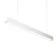 Visilica bela 24W 220~240V 6500K L1200 x W50 x H60mm LED linearna svetiljka (ili nadgradna) 2200lm M109051-W
