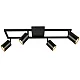 Spot lampa crna Max.35W 4xGU10 M190340