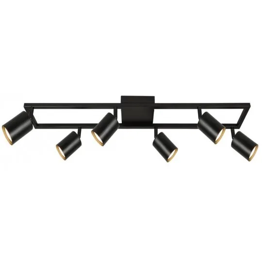 Spot lampa crna Max.35W 6xGU10 M190360