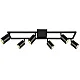 Spot lampa crna Max.35W 6xGU10 M190360