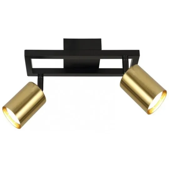 Spot lampa crno-zlatna Max.35W 2xGU10 M190420