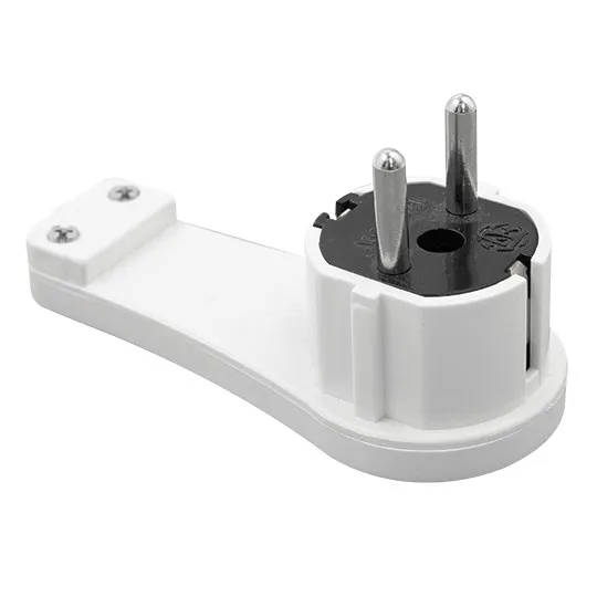 Utikač L, tanki beli 16A/250V~ PM-39-B