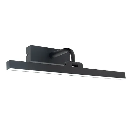 Zidna lampa crna 6500K IP20 za sliku ili za ogledalo - LED 8W 400x100x150mm M209448