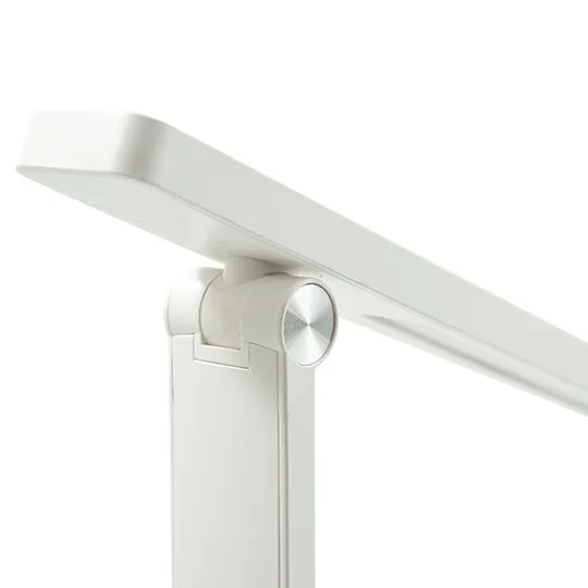 Stona lampa bela USB 5V CCT 6W LED zglobna M1064