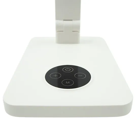 Stona lampa bela USB 5V CCT 6W LED zglobna M1064