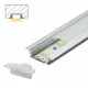 Aluminijumski profil za LED trake 3M ugradno-nadgradni set sa difuzorom 7x24.7x3000mm M508