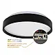 LED plafonjera crna 15W 220~240V 3CCT DIP switch 3000/4000/6500K fi260mm SMD M205540-C
