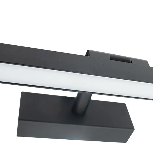 Zidna lampa crna 6500K IP20 za sliku ili za ogledalo - LED 8W 400x100x150mm M209448