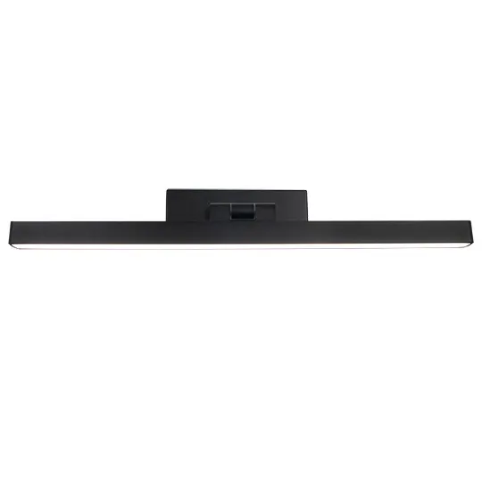 Zidna lampa crna 6500K IP20 za sliku ili za ogledalo - LED 8W 395x185x50mm M209439
