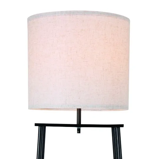 Podna lampa crna 1xE27 M44-BG