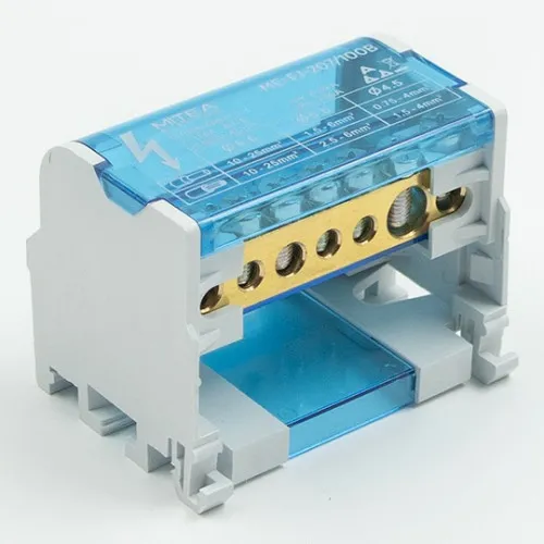 Modularni razdelni blok sa poklopcem (klema) plava max.100A ME-FJ207/100B