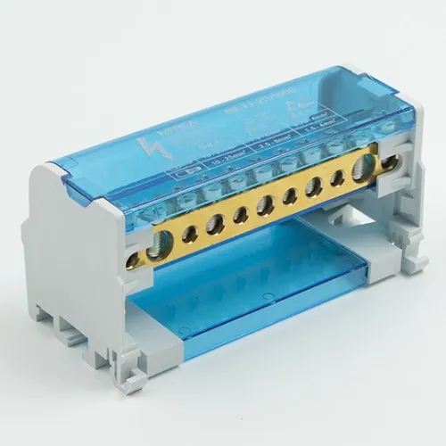 Modularni razdelni blok sa poklopcem (klema) plava max.100A ME-FJ211/100B