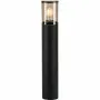 Baštenska stubna lampa crna-smoky Max.A60 IP54 1xE27 M916 S