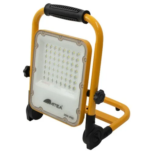 LED reflektor žuta 30W prenosivi sa Li-on baterijom 3 step+SOS IP65 M452030-Y1