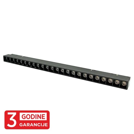 LED magnetna linearna svetiljka 24° 436x22x45mm 3Y 4000K 24W 48V M204005-440