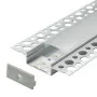 Aluminijumski profil za LED trake 12.5x70x2000mm ugradni sa difuzorom 2m MA3013