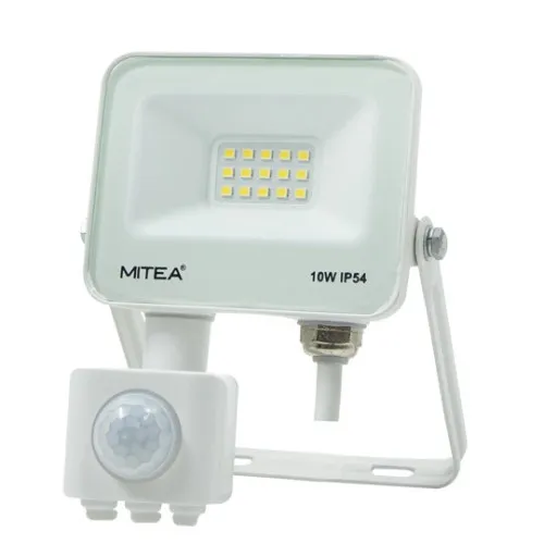 SMD ECO LED reflektor beli 6500K sa senzorom 10W IP54 M490010-RLS-B5